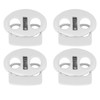 30Pcs Spring Cord Lock Zinc Alloy Durable Multipurpose Spring Toggle