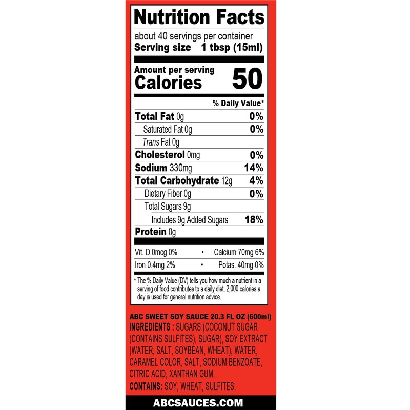 ABC Sweet Soy, Black Dark Marinade, 20.3 Oz, Savory Sauce,