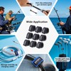 KPEPIX 9PCS Fishing Rod Belts - Fishing Rod Sleeve Pole
