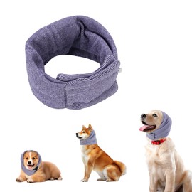 Dog Snood, for Dogs, Adjustable Dog Calming Hoodie, Ear Cover for Noise Anxiety Relief, Hematoma, Grooming and Force Drying, Windproof Headband for Grooming