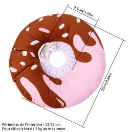 Opopark Cat Collar Recovery Comfortable Protective Collar for Dogs Cat Cute (M)