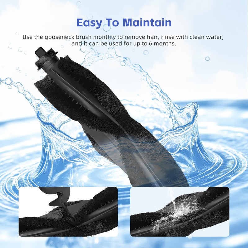 3 Pack Replacement Roller Brushes for Eufy L50, L60, L60