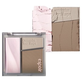 Espoir Tone Pairing Contour Palette 10g, No. 2 Cool Gray, 1 pc / 에스쁘아 톤페어링 컨투어 팔레트 10g, 2호 쿨 그레이, 1개