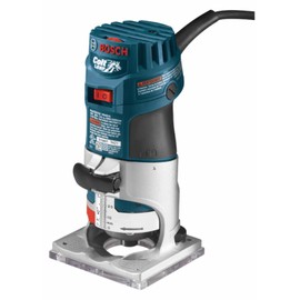BOSCH PR20EVS Colt 1.0 HP Variable-Speed Palm Router - 5.6 Amp Motor, Soft Start, Constant ResponsCircuitry, Ergonomic Grip, Rugged Aluminum Base, Quick-Clamp System, 1/4" Collet