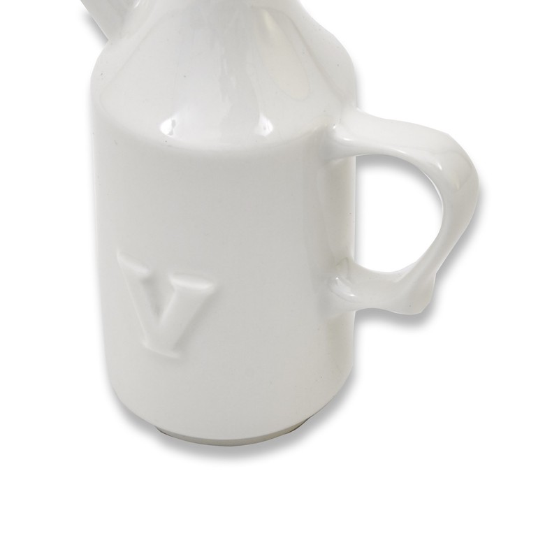 Ability Superstore Ceramic White Dignity Vinegar Pourer