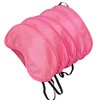 (Pack of 5) RHINORO Sleep Eye Masks, Rest Eyemasks, for Travel Nap Rest Camping (More Colour Options) (Pink)