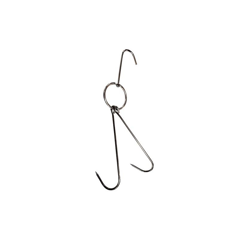 SUNRISE Kitchen Stainless Steel Meat Hooks Heavy Gauge (8" Duck