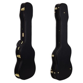 Crossrock Shaped Electric Guitar Case, For Telecaster and Stratocaster Style, Black (CRW600STBK)