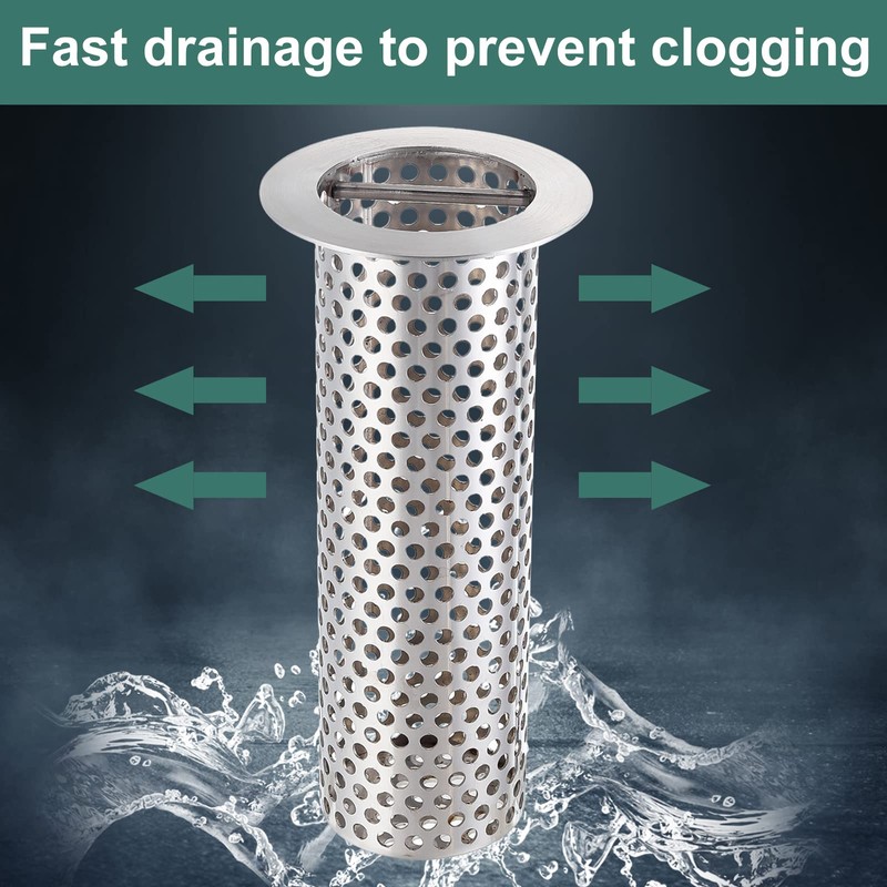 osseph Commercial Floor Drain Strainer, 3 1/2" Lip Diameter x