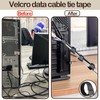 60PCS Reusable Cable Tidy Straps Cable Management 6 * 1.2"