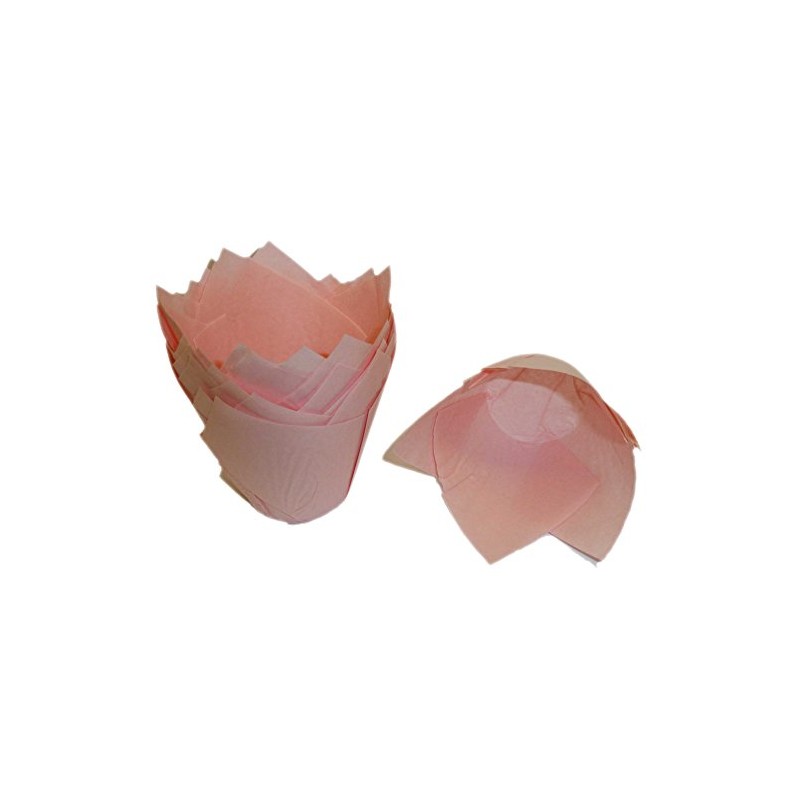 Scrumptious Sprinkles Tulip Muffin Cases, Baby Pink x 50