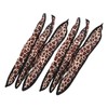 Beavorty 6pcs Leopard Print Hair Rollers Soft Sponge Curlers for