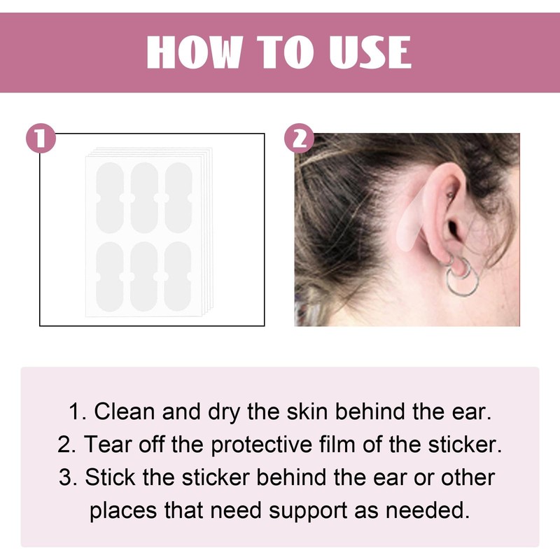 30pcs Cosmetic Ear Corrector,Ear Pinning Stickers,Ear Protection Sticker,Ear Stickers Correctors,Solve