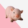 jojofuny Animal Garden Farm Statue Cute Pig Figurines Piggy Sculpture