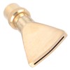 Brass Narrow Fan Jet Water Fountain Nozzle Spray Head Adjustable