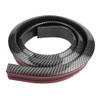 1.5m/4.9ft Carbon Fiber Soft Rubber Car Rear Roof Trunk Spoiler