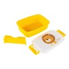 sigikid 25364 Lion Lunch Box with Divider, BPA-Free, Safe, Lightweight,