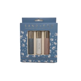Sand + Fog Perfume Oil Set, Marshmallow Skies, White Vanilla, Sweet Rose, 0.33 fl oz, 3-Pack