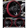 Car Steering Wheel Cover Women & Men, Universal 14.5-15 Inch