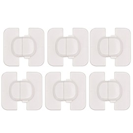 SYGA Child Safety Locks- Refrigerators Fridge,Freezer, Doors, Cabinet, Drawers, Baby Proof Locks Latches Catch Toddler Baby Safety - Set of 6