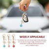 3 Pieces Cherry Blossom Fan Keychains, Bag Decoration Pendants, Car