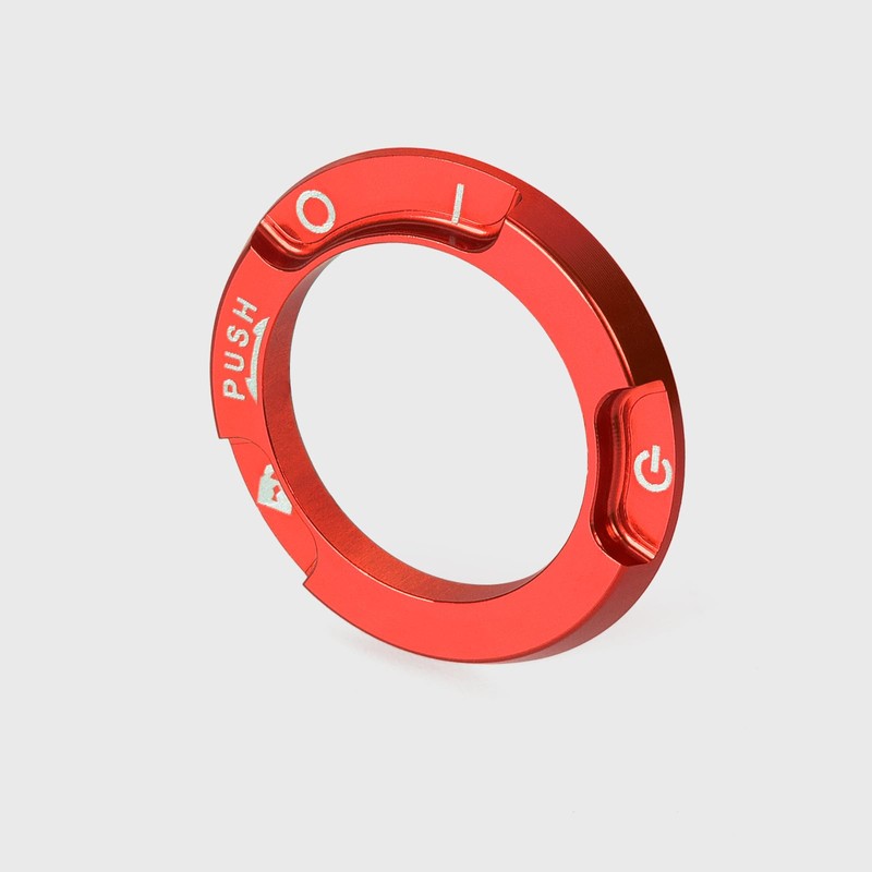 WOOGA Ignition Switch Decorative Ring Ignition Switch Ring Circle Keyhole