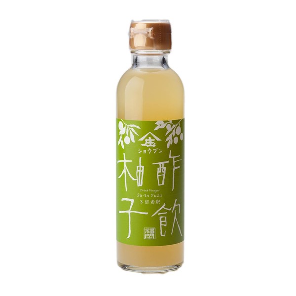 Su-in Drink Vinegar Citron 200ml (6.8oz) Yuzu Flavor, Pure Rice