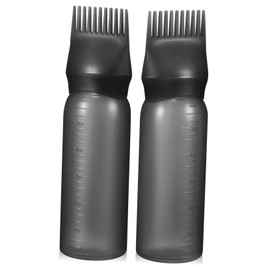 OATIPHO 2Pcs Hair Oiling Applicator Bottles Root Comb Design for Even Hair Dye Application Durable Material Lightweight Washable Salon Supplies for Hair Care and Styling