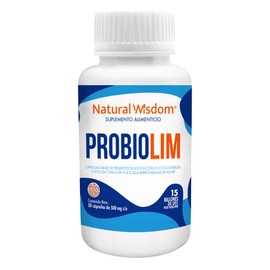 NW Probiolim con Probioticos Mujer Hombre Bifidobacterium Longum BB536 y Breve B-3 + Goji Berry | 30 Capsulas de 500mg | Antioxidante | Ingredientes N