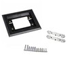 Legrand Wiremold 817PCC-BLK OmniBox/Modulink Single Gang Rectangular Plastic Carpet Flange,