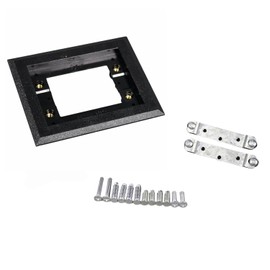 Legrand Wiremold 817PCC-BLK OmniBox/Modulink Single Gang Rectangular Plastic Carpet Flange, Black (1 Pack)