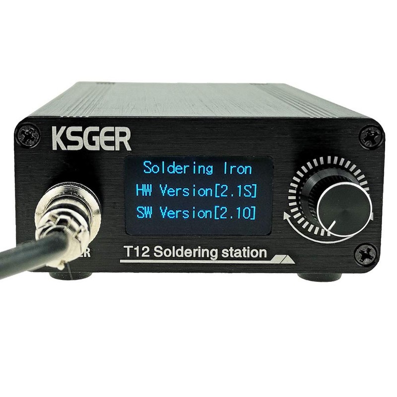 KSGER T12 Soldering Station STM32 OLED V2.1S T12 Iron Tips