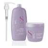 Alfaparf Semi Di Lino Smooth Rebel Shampoo Y Mascarilla Gd