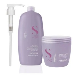 Alfaparf Semi Di Lino Smooth Rebel Shampoo Y Mascarilla Gd                                                                                            