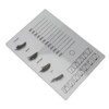 Zopsc Eyelash Extension Tray with Scale, 6 To 17mm Acrylic