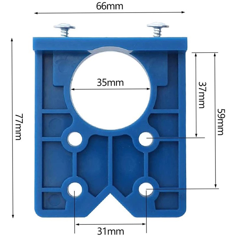 Drilling Template Hinges 35 mm Hinge Drill Bit Set Pot