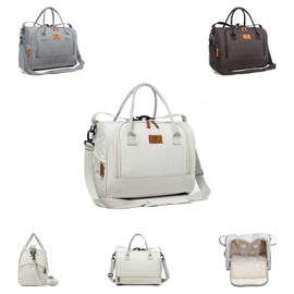 Cangaroo Jossie Changing Bag with Zip, Adjustable Strap, Beige