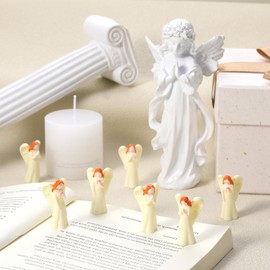 GGSTDDUP 30 Pcs Mini Guardian Angel Figurines Small Tiny Resin Angel Statue
