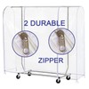 Ruibo Clear Garment Rack Cover for Clothes Rack Cover with