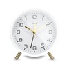 Mebus Silent Alarm Clock with Stylish Design, Snooze and Illuminated