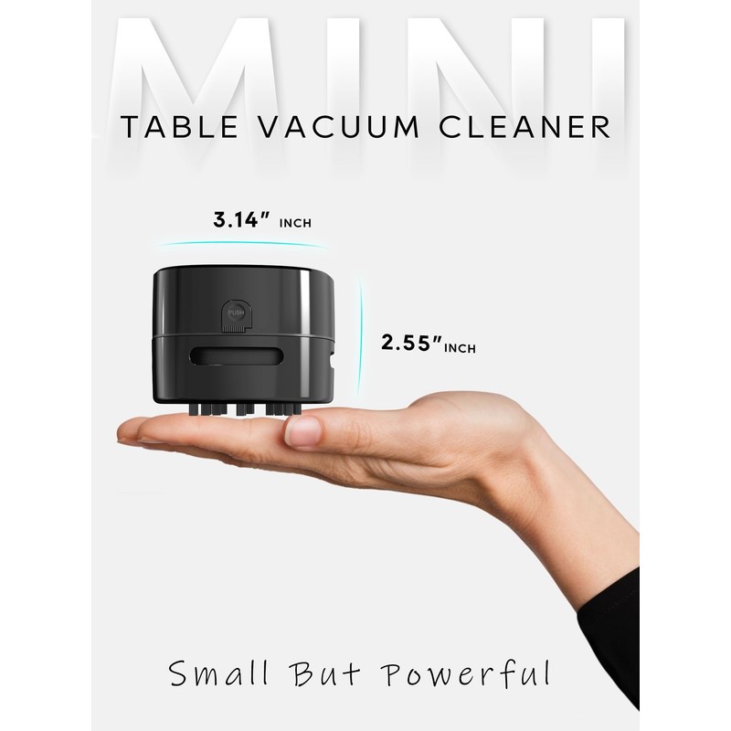 IGOKOTI Desk Vacuum Cleaner (Black)