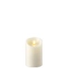 RAZ Imports 3"X4" Moving Flame Ivory Pillar Candle