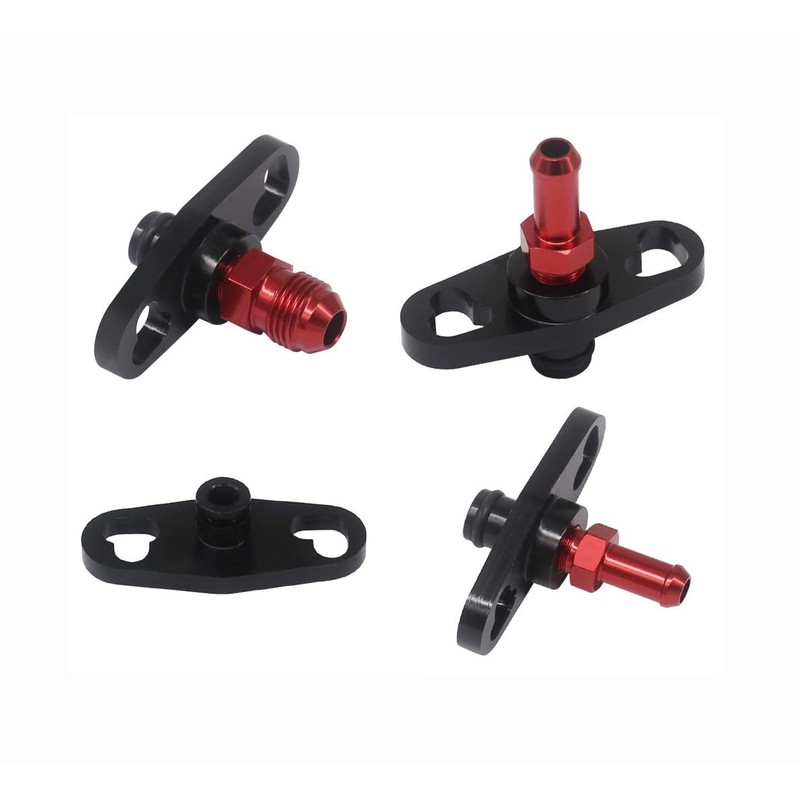 Tiardey Car Fuel Rail Adapter, Fuel Rail Pressure Regulator Adapter