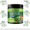NATURELO Raw Greens Superfood Powder - Mixed Berry - Boost