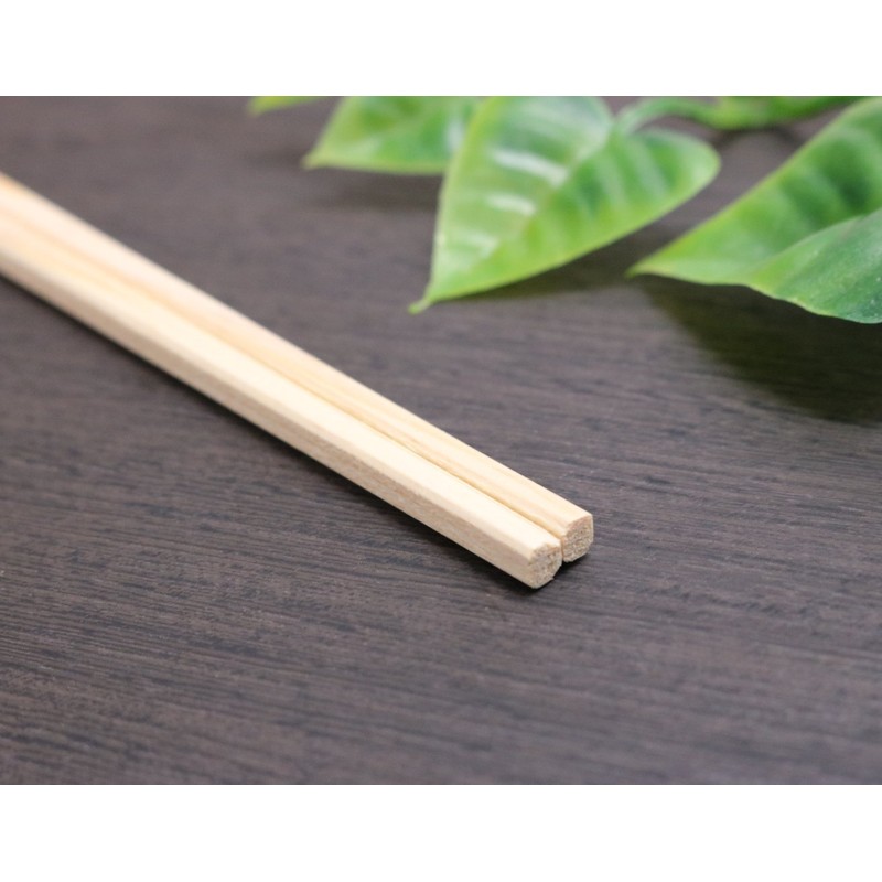 吉井 商事 "Commercial" 割ri箸 桧 元禄 Orange Chopsticks Bag 3-Pack,