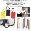 [BEAU　LLASSANA] マルチカラー １０色 伸縮キーホルダー 10本セット コイルストラップ カラビナ付き スパイラルコード キーチェーン キーリング