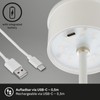 BRILONER LED Table Lamp Wireless, RGB Bedside Lamp Touch, Desk
