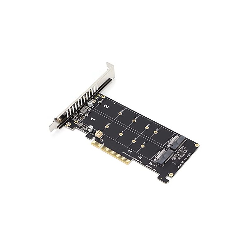 Adapter Card with 2 x 32Gbps Expansion Cards, Dual M.2