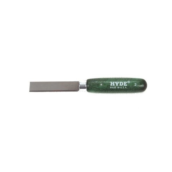 Hyde Tools 50100 Regular Square Point Knife #2, Wood Handle