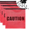 Safety Flag With Bungee Cord - Caution Warning Mesh Flag,